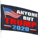Anyone But Trump 2020 Flag Red Impeach Trump 3x5FT Resist Anti Flag US