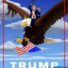 Trump 2020 Flag Eagles 3x5 Foot Digital Print Banner USA