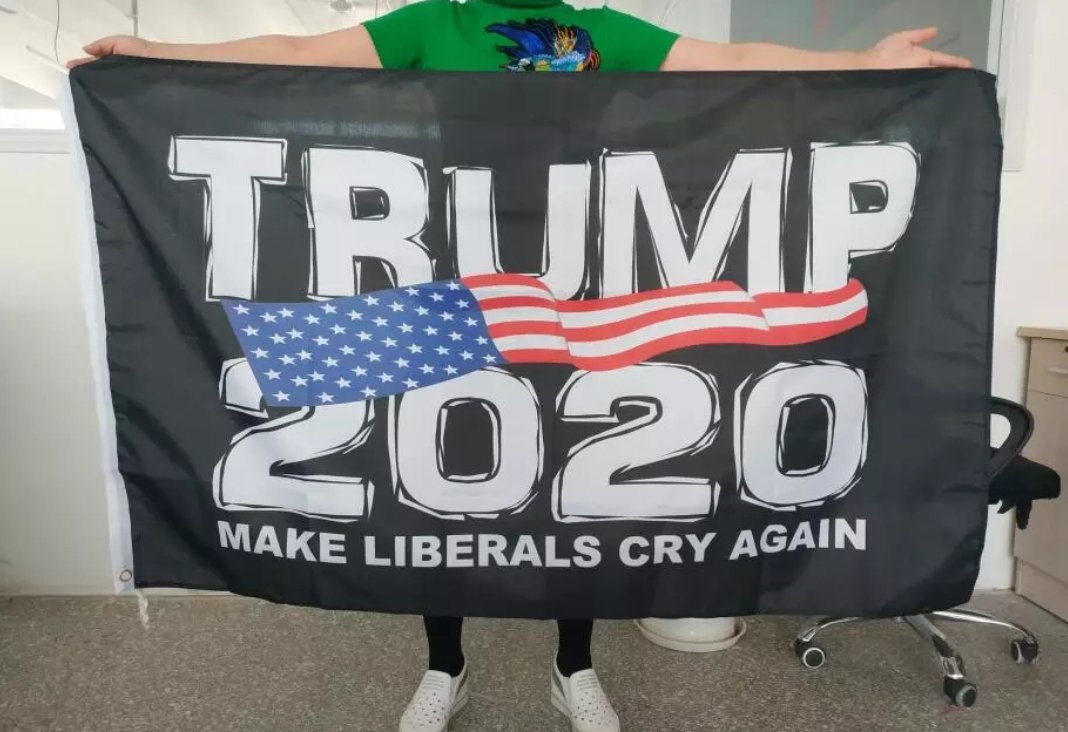 Trump 2020 Flag MAKE LIBERALS CRY AGAIN President USA 3X5Ft Print Digital Banner