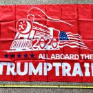 Trump 2020 Flag TRUMP TRAIN RED 3x5ft Make America Great Polyester Print