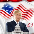 3x5ft Digital Print Banne President 45 of USA President Trump Flag 2020-2024