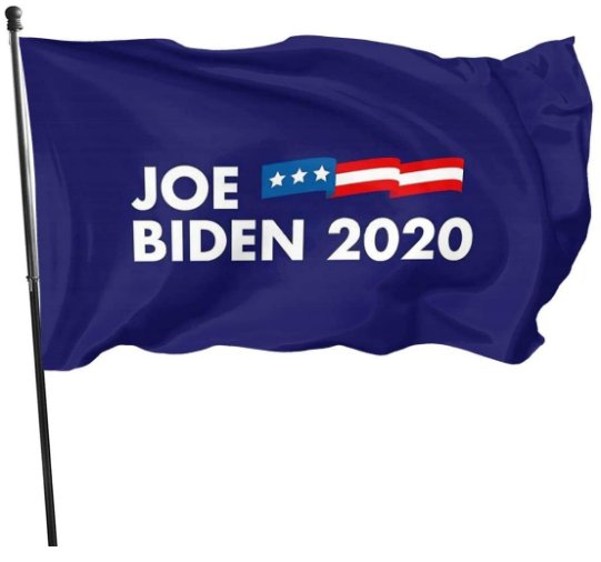 Polyester Blue Flag Biden 2020 Flag 3'x5' President of USA With Grommets
