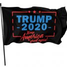 Balck Donlad Trump 2020 Make America Great Again Banner Flag