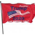 President Trump 2020 Keep America Great Flag Red President USA Polyester