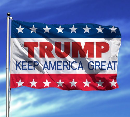 Trump Keep America Great President USA 3x5ft Blue Red 2020 Banner Flag