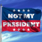 Blue Red Not My President 3x5ft Trump Flag 2020