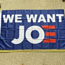 BLUE WE WANT JOE Joe Biden Flag 3'x5' President 2020 New
