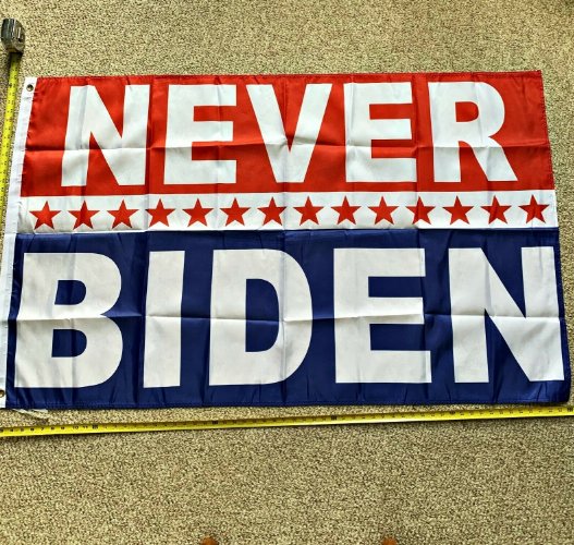 3x5ft Never Biden Banner Trump 2020 Flag