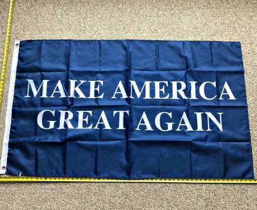 Blue Flag Trump 2020 3x5ft Make America Great Again Banner