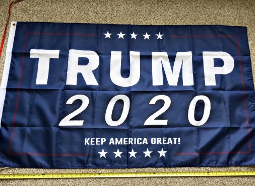 Trump Blue Flag Keep America Great Banner 2020 90 x 150cm