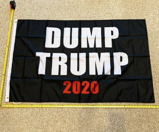 Donald Trump Flag Black Dump Trump Flag 3x5Ft Keep America Great