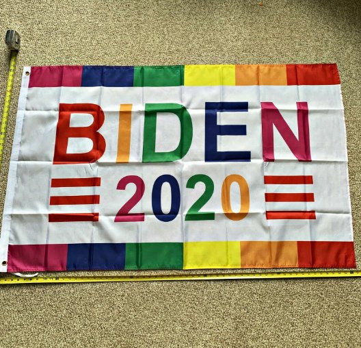 Joe Biden 2020 Flag RAINBOW 3x5Ft Biden 2020 LGBTQ President USA Banner