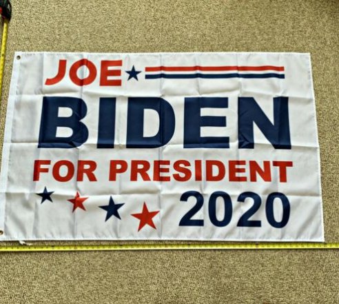 Biden Flag BLUE RWB Star 3'x5' President Joe 2020 Banner