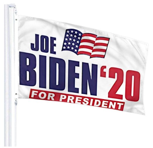 White Flag USA Joe Biden 2020 Flag Polyester Print President USA Banner With 2 Grommets