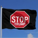 Stop Trump Flag Black 3x5Ft Banner New
