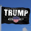 President Trump Flag Black 3x5Ft Keep America Great President Again Great