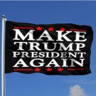 Make Trump President Again Black 2020 Flag 3x5Ft