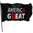 Keep America Great Black Flag Trump 3x5ft Digital Print