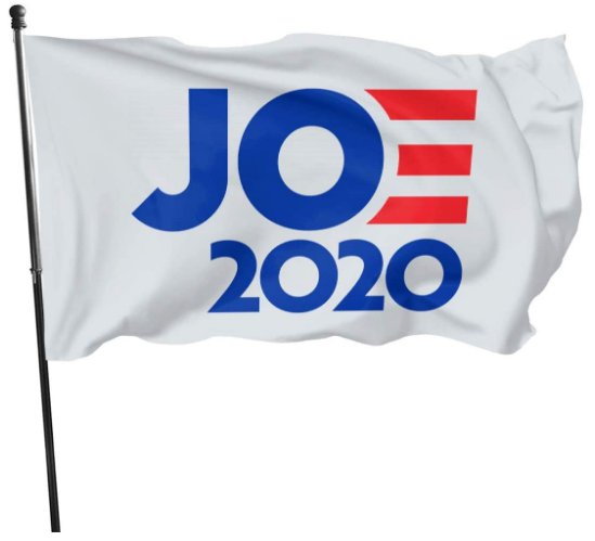 Biden Flag White 3x5Ft Vice President Joe 2020 USA