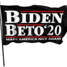 Beto Biden 2020 Flag 3x5Ft President USA Banner With 2 Grommets