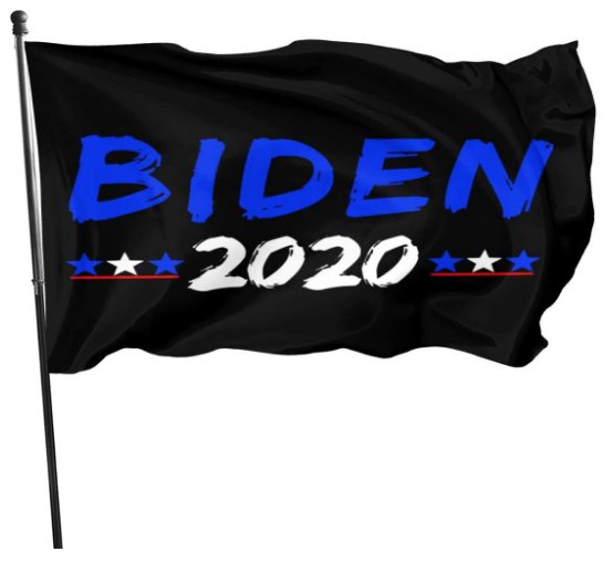 Print One Side Joe Biden 2020 Flag 3x5Ft President US Again