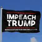 2020 Black Impeach Trump Flag 3x5Ft