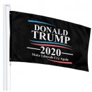President Donald Trump 2020 Flag 3x5Ft Black Make Liberals Cry Again