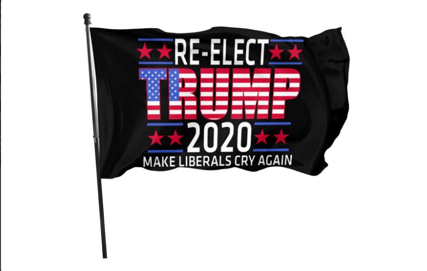 Re-Elect Trump Flag 3x5ft Make Liberals Cry Again