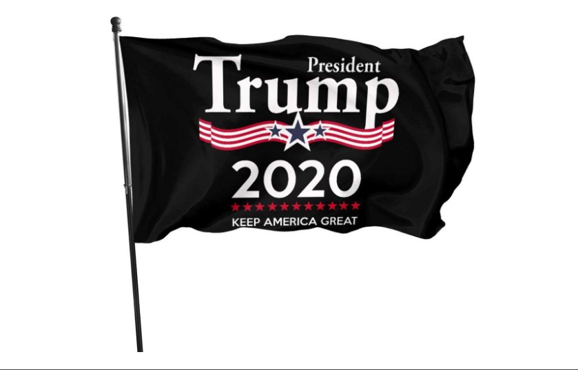 President Trump 2020 Flag 3x5Ft Keep America Great Again President Black