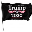 President Trump 2020 Flag 3x5Ft Keep America Great Again President Black