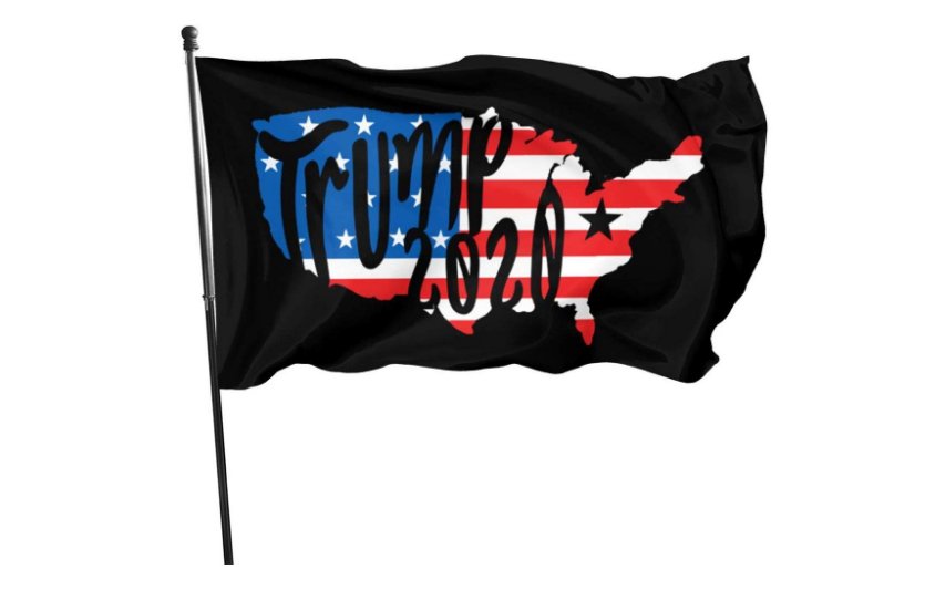 Trump 2020 Flag Black 3x5Ft Keep America Great USA Flag Banner