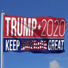 Red Trump 2020 Flag 3x5ft Keep America Great President USA