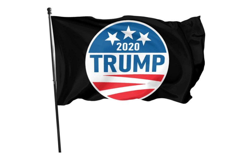 Balck Trump 2020 Flag 3x5Ft Keep America Great Again President USA Again