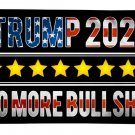 Trump No More Bullshit Flag 2020 Flag 3x5Ft MAGA Star Yellow