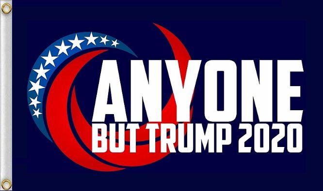 Any One But Trump Flag 3x5ft