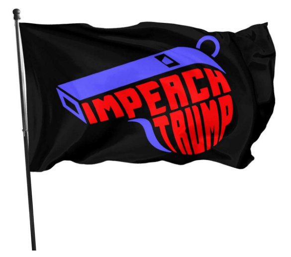 Impeach Trump Flag Black Flag 3x5Ft MAGA 2020