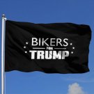 Bikers For Trump Flag 90 x 150cm, 3x5ft