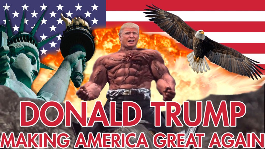 Donald Trump Keep America Great Flag President USA Eagle
