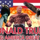 Donald Trump Keep America Great Flag President USA Eagle