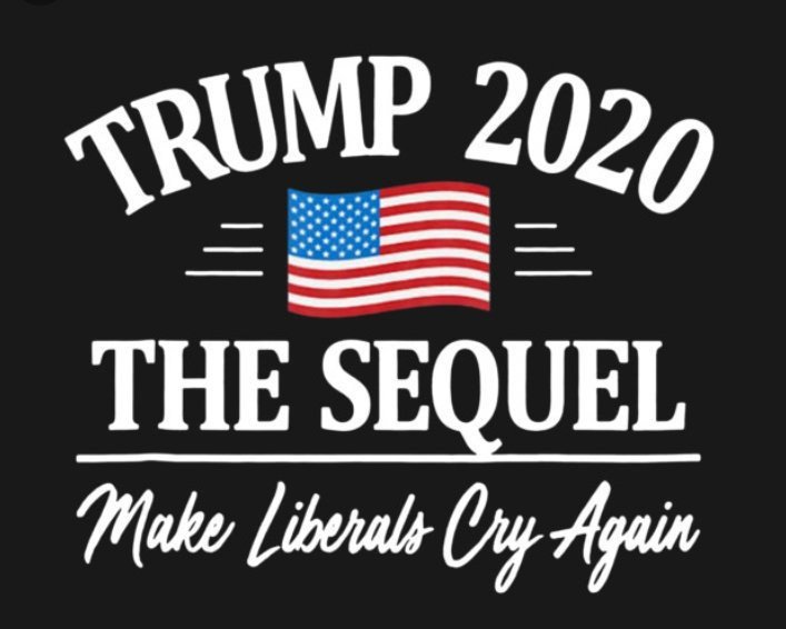 Trump Make Liberals Cry Again Flag 2020-2024 Black