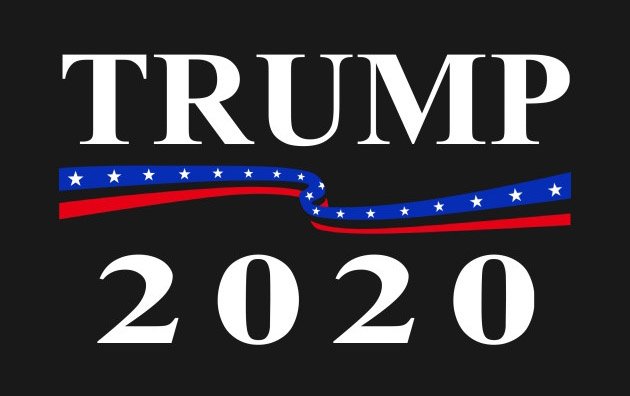 Trump 2020 Flag Black 3x5Ft Keep America Great MAGA