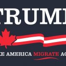 3x5Ft Trump 2020 Flag " MAKE AMERICA MIGRATE AGAIN " President USA New