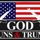 GOD GUNS & TRUMP - President Trump Flag 3x5ft