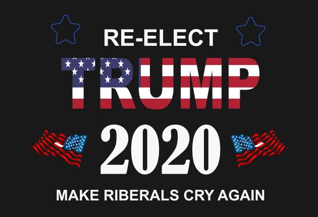 RE-ELECT - Trump 2020 Flag Make Liberals Cry Again 90x150cm