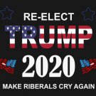 RE-ELECT - Trump 2020 Flag Make Liberals Cry Again 90x150cm