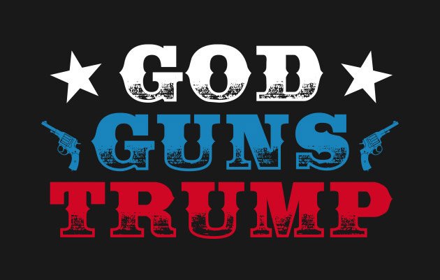 GOD GUNS TRUMP Flag 3x5Ft MAGA President USA