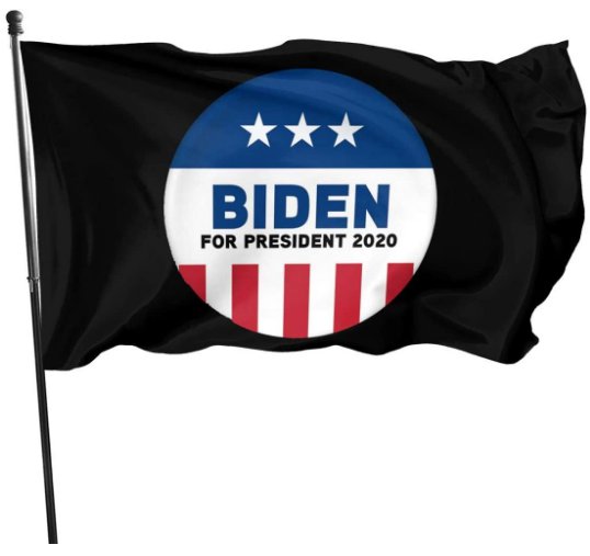 Joe Biden 2020 Flag Black Blue 3x5Ft President USA Banner