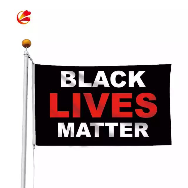 Black Lives Matter Flag Black Regular Biden Trump BLM 3x5 Flag New