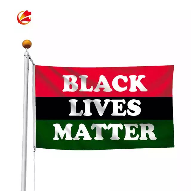 Black Lives Matter Flag Red Regular Biden Trump BLM 3x5 Flag New
