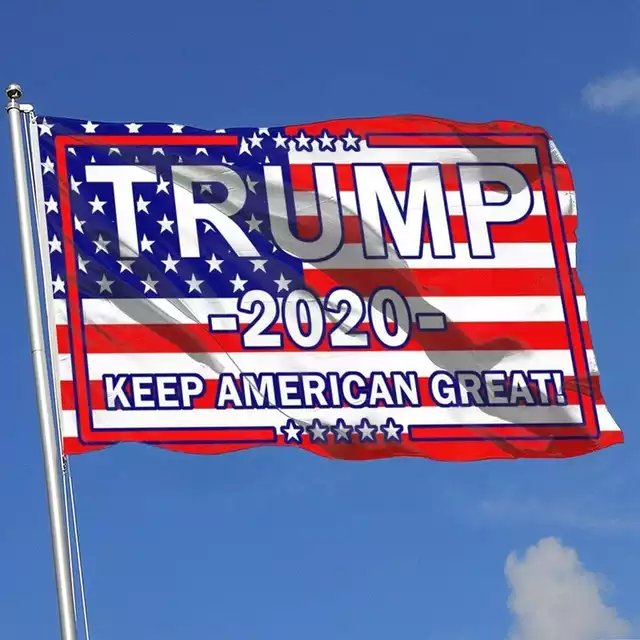 Trump Flag Banner 3x5ft 2020 Keep America Great